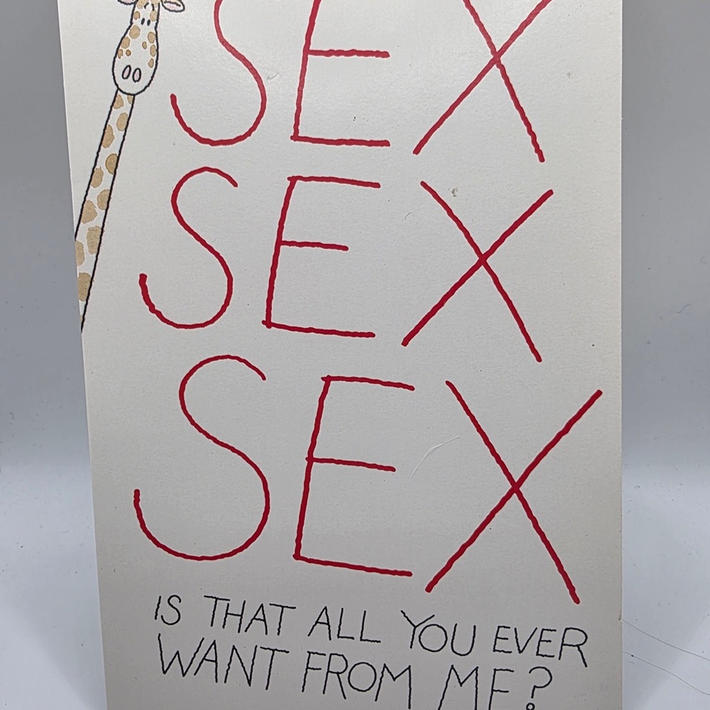 Vintage Hallmark Ambassador Humorous Greeting Card Adult Humor